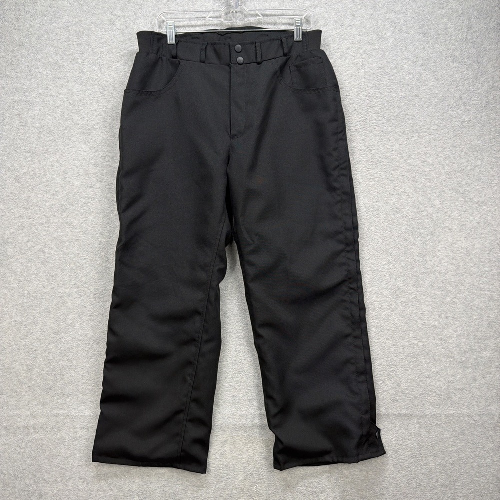 Joe Rocket Motorcycle Pants‎ Adult 34x27 Short  Black Lined Leg Zipper No Armor